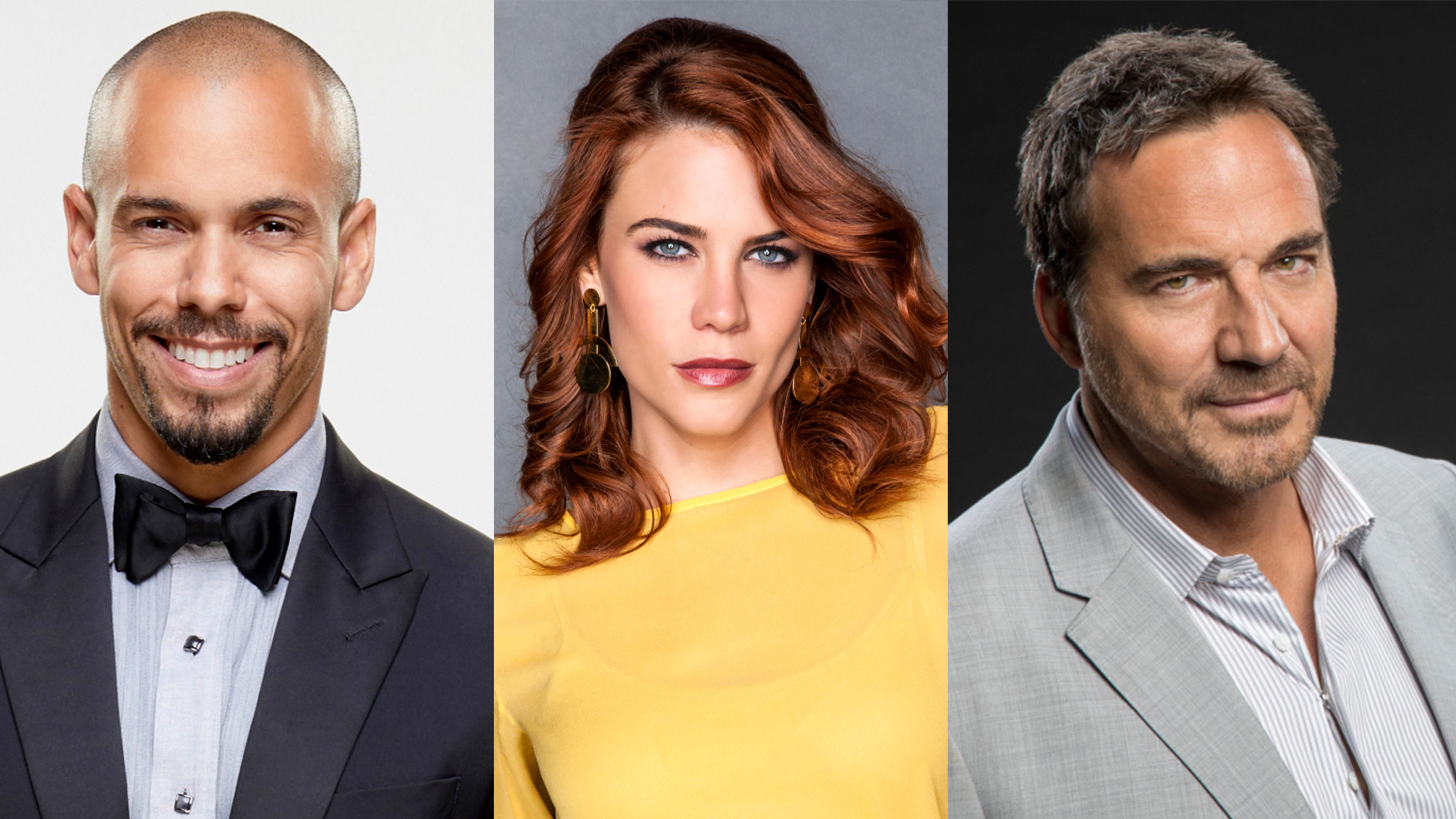 Bryton James, Courtney Hope, and Thorsten Kaye