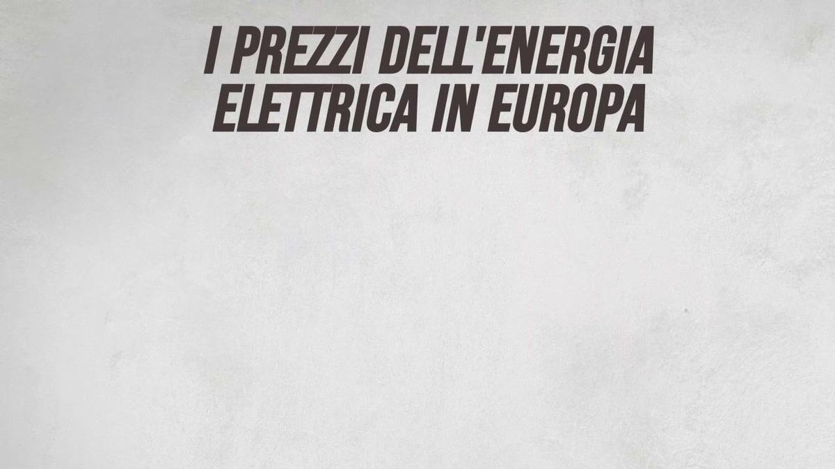 Il prezzo dell'energia elettrica in Europa