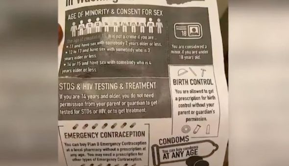 Middle school teacher distributes flyer to 8th graders advising students of their rights to get abortions, Plan B without parent permission