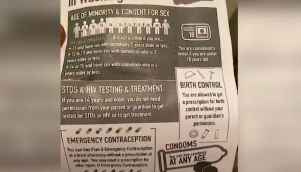 Middle school teacher distributes flyer to 8th graders advising students of their rights to get abortions, Plan B without parent permission Middle school teacher distributes flyer to 8th graders advising students of their rights to get abortions, Plan B without parent permission