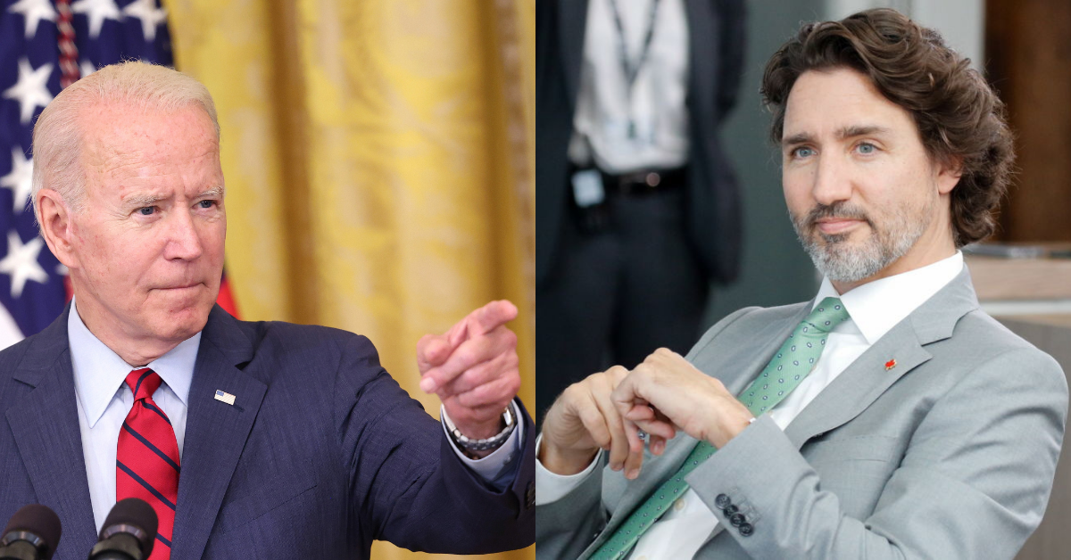 Biden And Trudeau Just Made A Friendly Hockey Wager—And Twitter Used It To Roast Trump