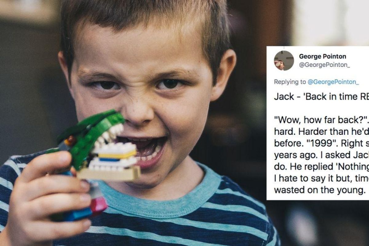 Kindergarteners were asked where they'd want to time travel and the answers are incredible