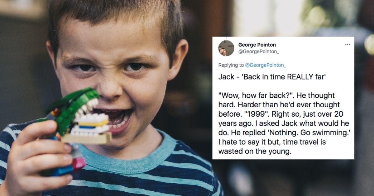 Kindergarteners were asked where they'd want to time travel and the answers are incredible