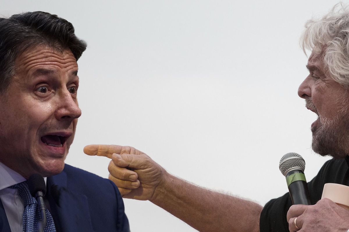 Grillo liquida Conte: «E' una droga»