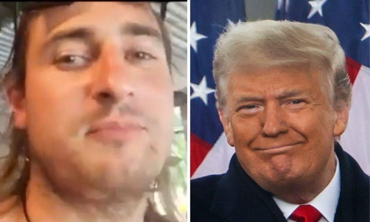 Capitol Riot Defendant Demands That Trump Pay His Legal Fees in Bonkers YouTube Stream