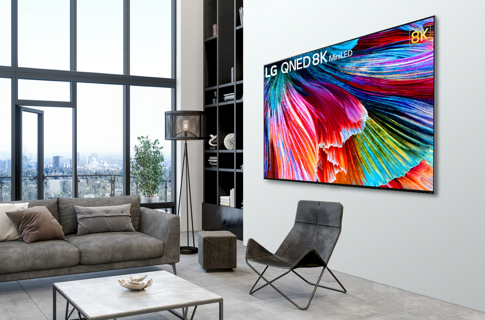LG QNED television