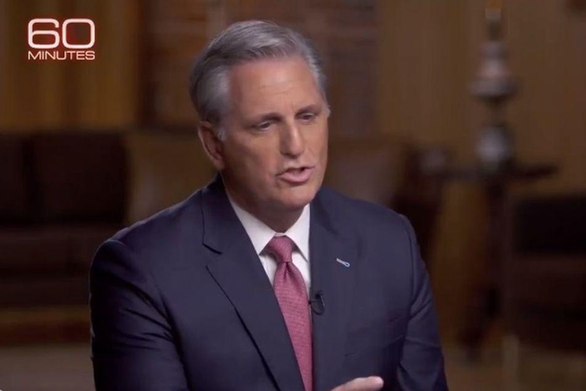 Kevin McCarthy Demonstrates MAGA Bona Fides By Boning Jan. 6 Select Committee