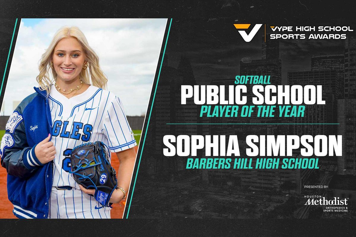 Gatorade Texas Softball Player of the Year Sophia Simpson Headlines Softball Awards