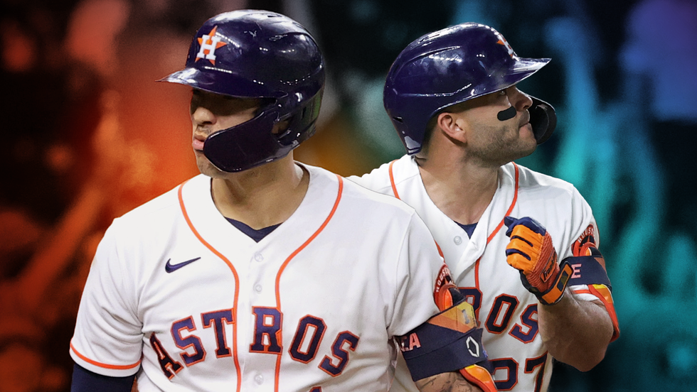 Astros Carlos Correa, Jose Altuve