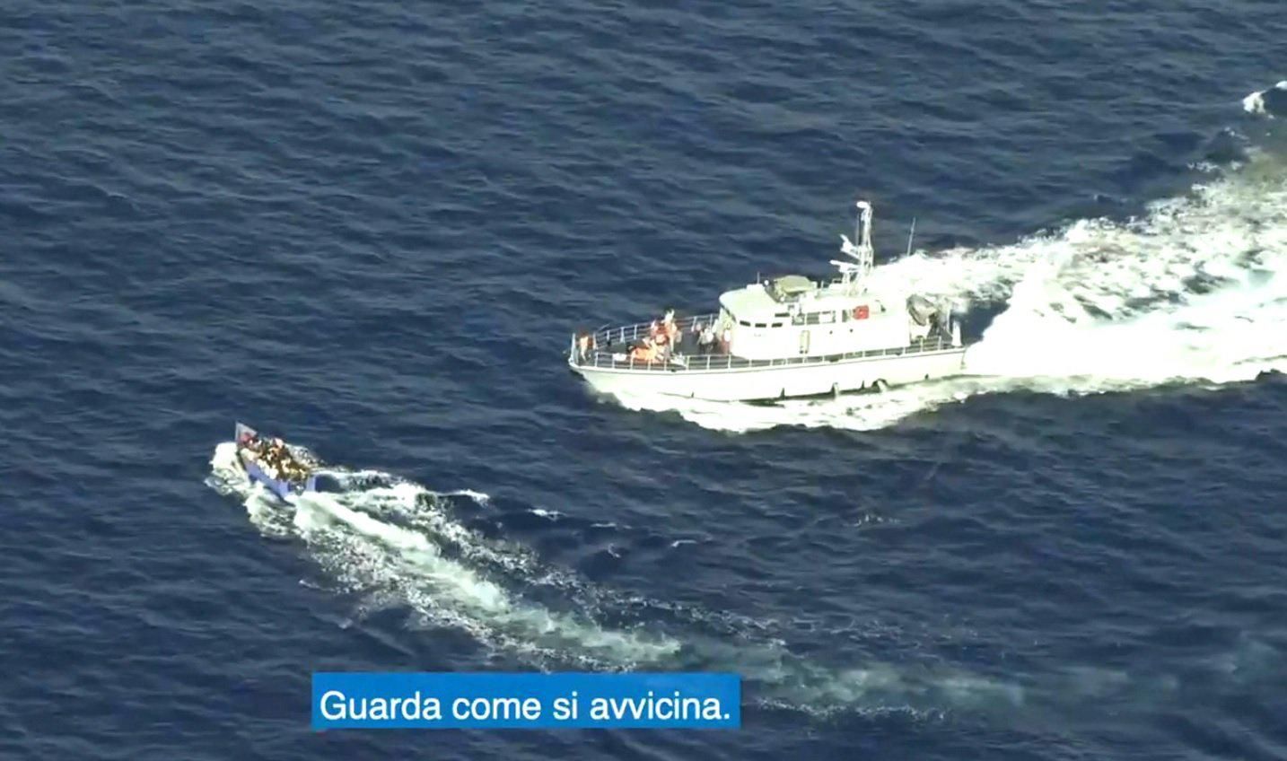 guardia costiera libica speronamento