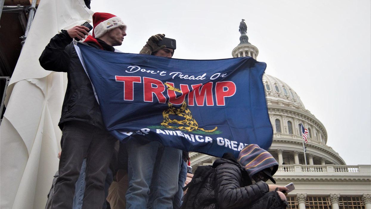 Pro-Trump Capitol insurrection on January 6, 2021.