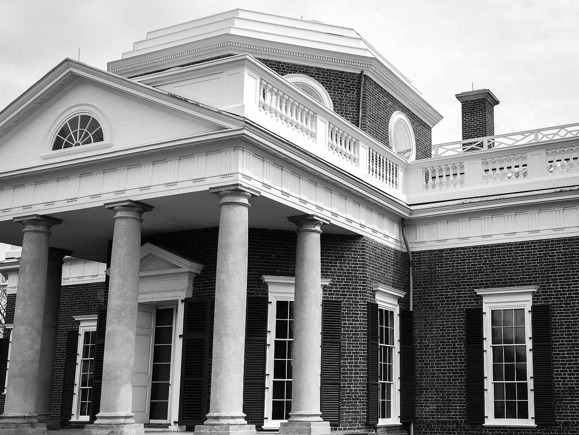 Monticello, Thomas Jefferson's plantation. 