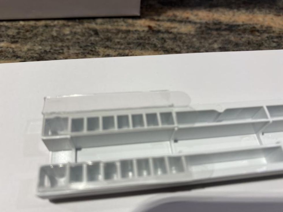 Adhesive on the back of Miku cable guide