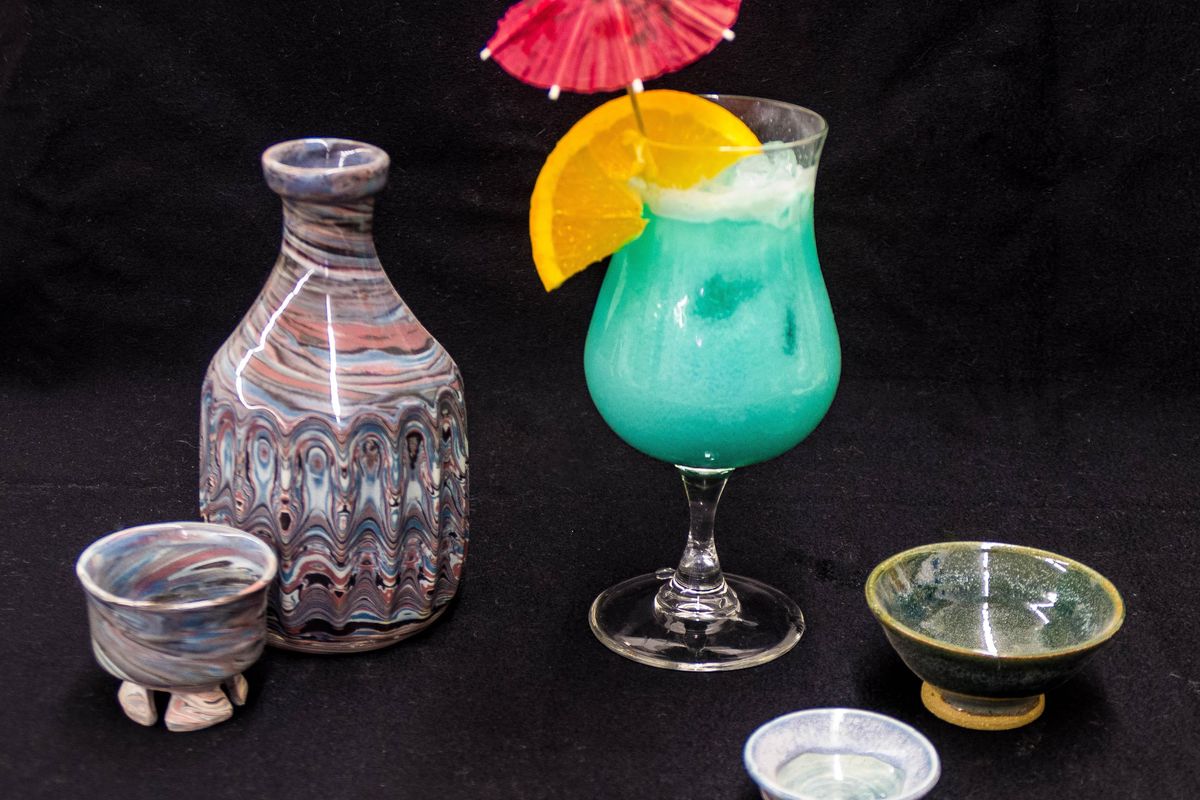 Ooh, A Fancy Tropical Umbrella Drink! Try This Blue Aloha!