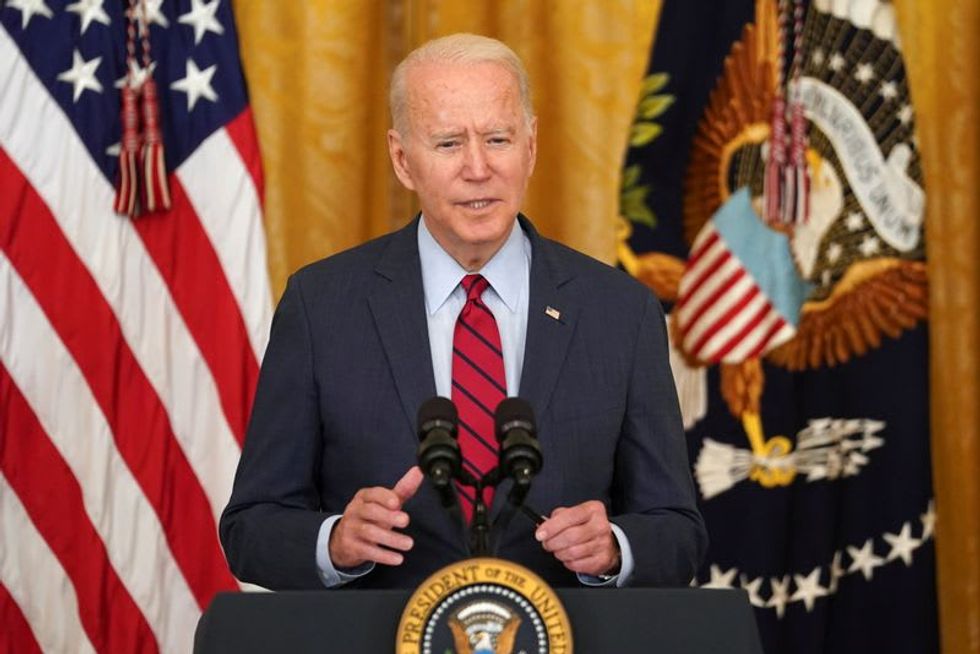 Biden Reiterates Support For 'Two-Track' Infrastructure Deal