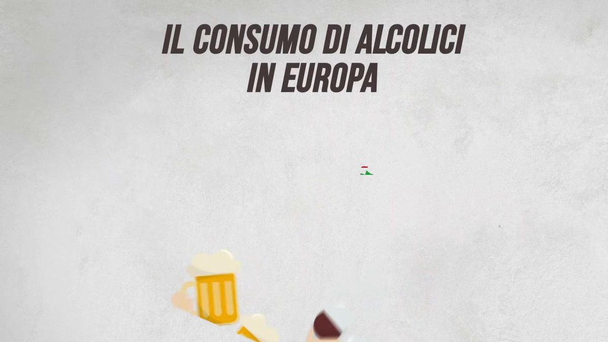 Il consumo di alcolici in Europa