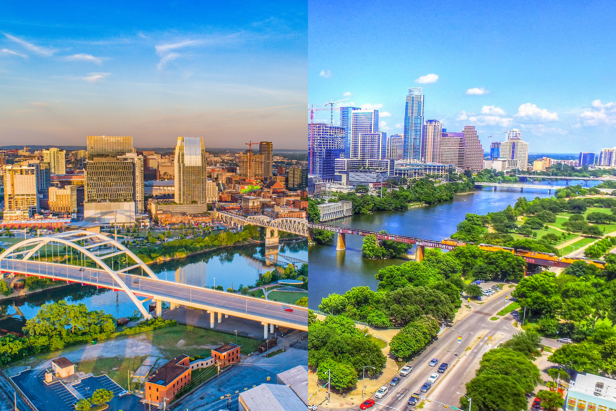Austin vs. Nashville: The Live Music Capital of the World and Music City compete for talent, tourists