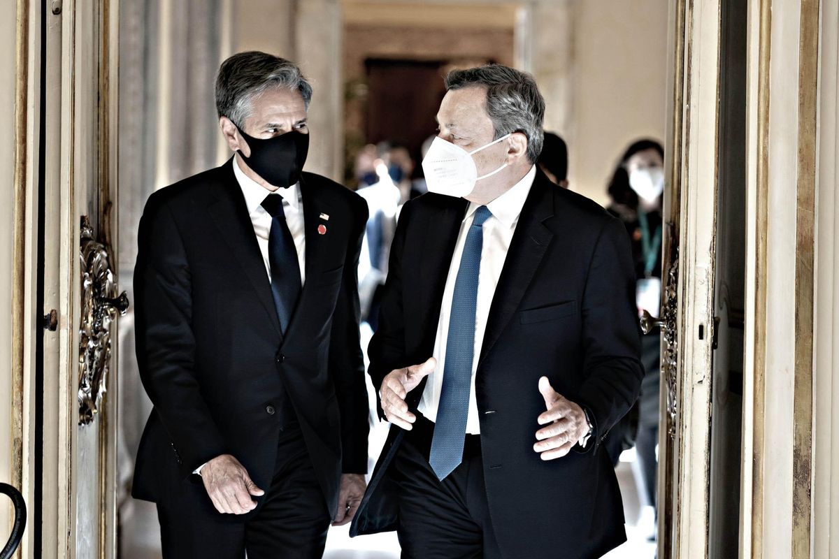blinken draghi vaticano quirinale politica estera