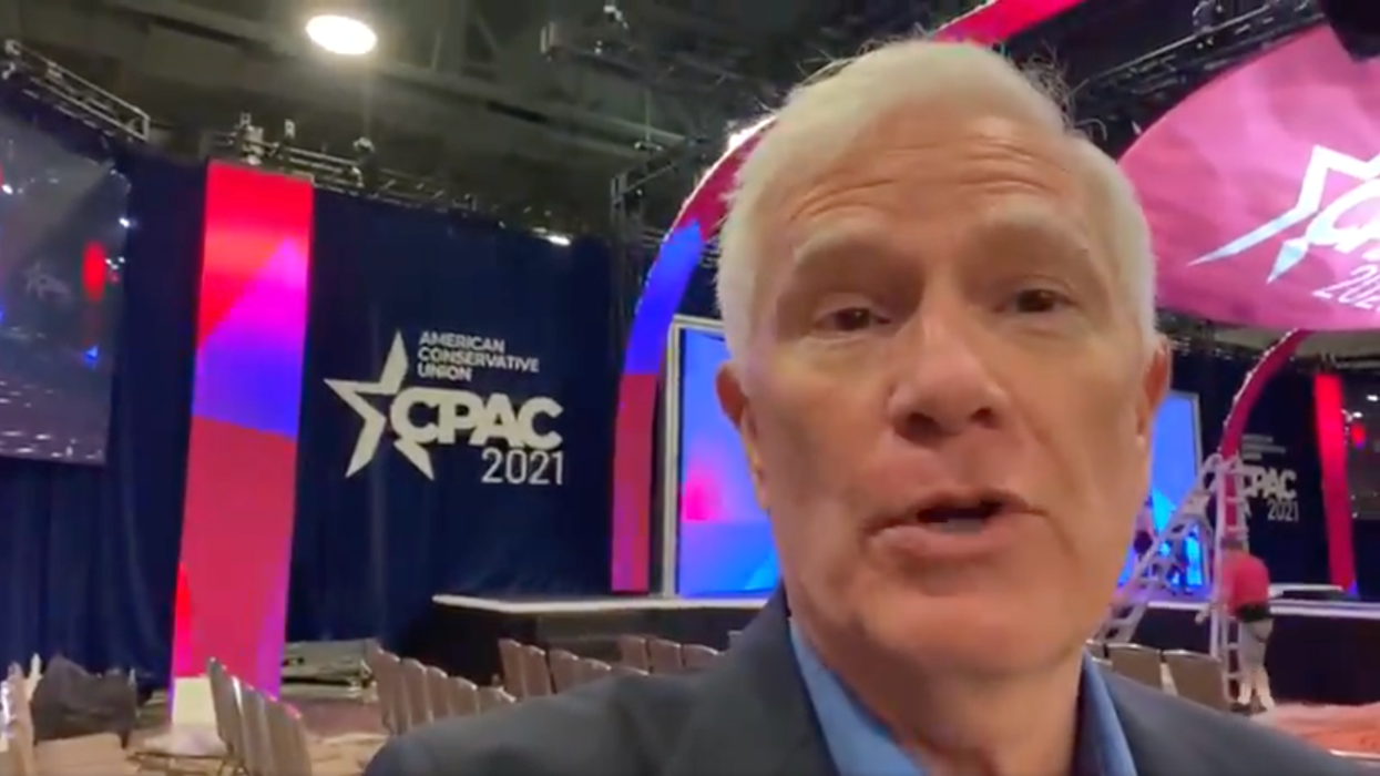 Rep. Mo Brooks at CPAC 2021.