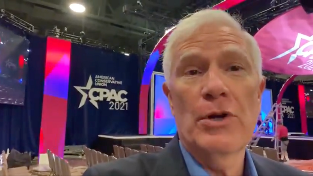 Rep. Mo Brooks at CPAC 2021. 