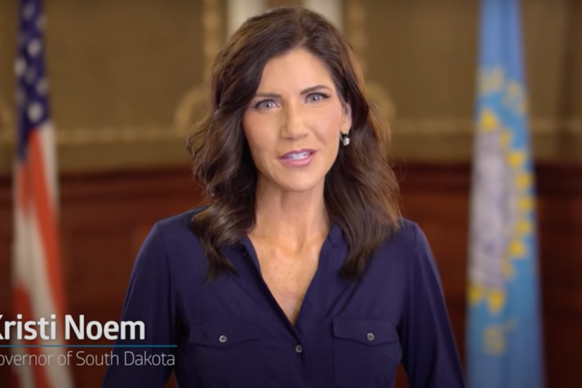 America First Patriot Kristi Noem Smears California, Which Is In Fact Part Of America