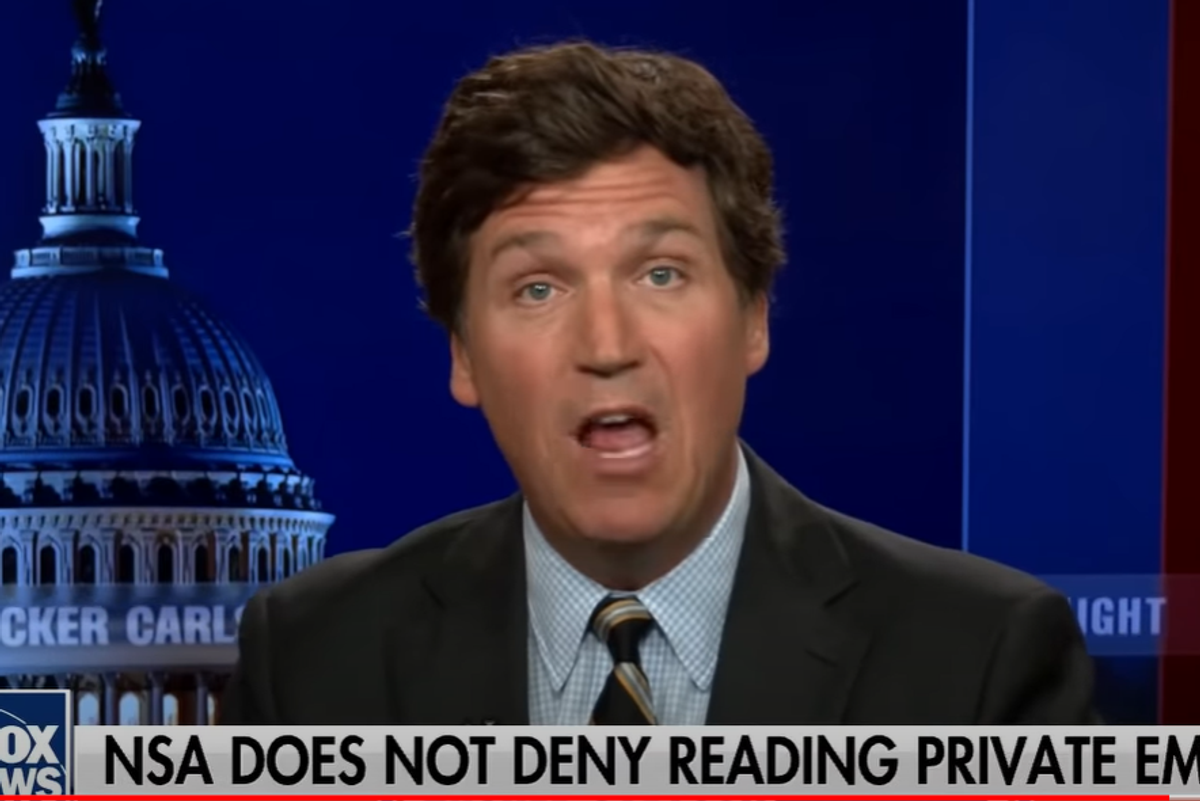 Fox News Still Doesn't Give A F*ck About Tucker's NSA Sob Story, And He Is MAD