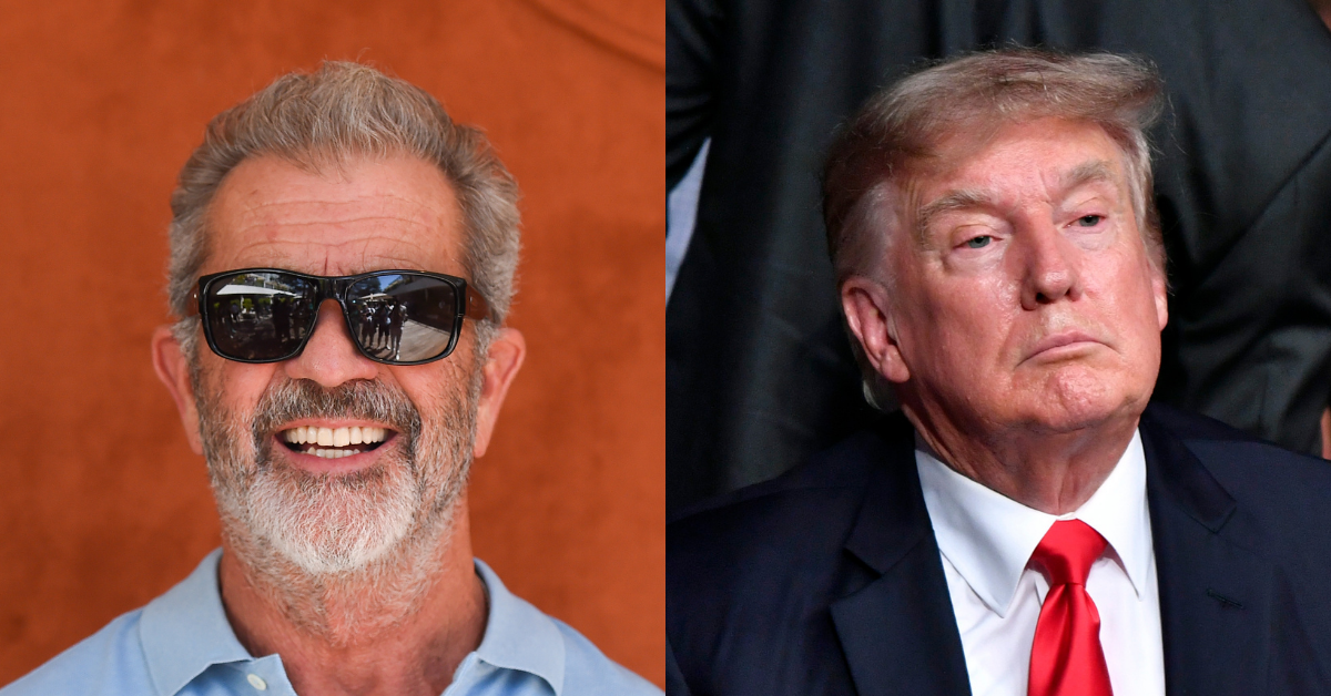 Mel Gibson Dragged After Video Appears To Show Him Bizarrely Saluting Trump At UFC Fight