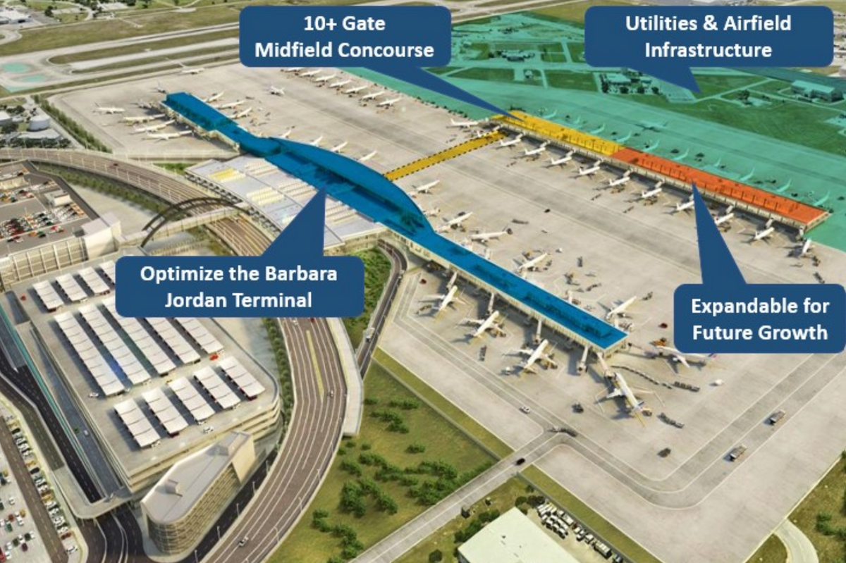 Austin airport expansion plan includes a new concourse and no South Terminal