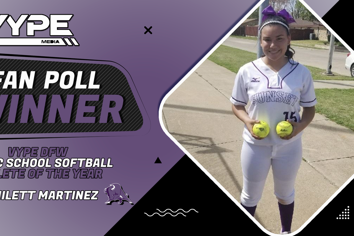 Sunset softball's Yamilett Martinez wins VYPE DFW Public School Softball Player of the Year Fan Poll