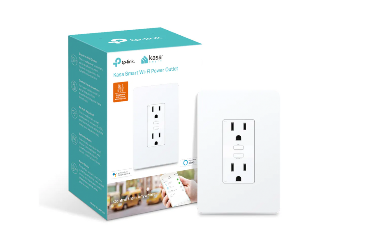 Smart wall outlet by TP-Link's Kasa Smart