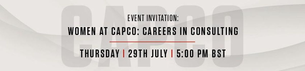 Women at Capco: Careers In Consulting