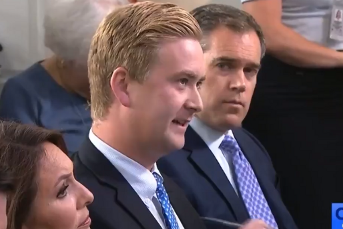 Jesus, Peter Doocy Is Dumb