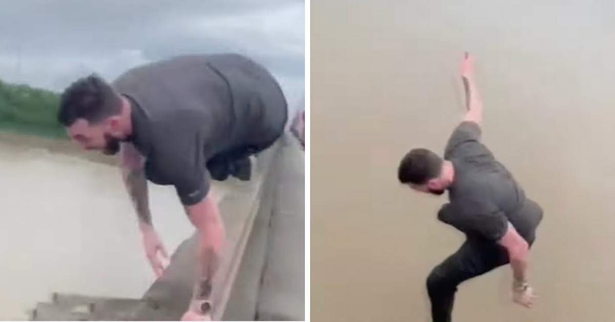 Guy Jumps Off 100ft Bridge Into River Because He's 'Bored'—And Miraculously Survives