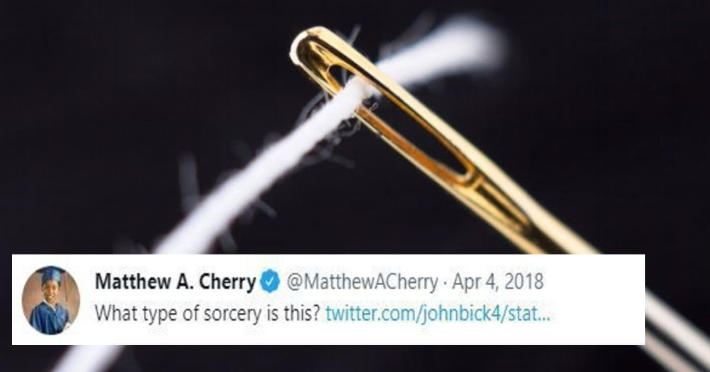 You've been threading needles wrong your whole life