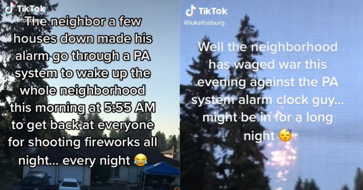 Person Gets Hilarious Revenge On Neighbors Who Shot Fireworks All Night—And The War Is On