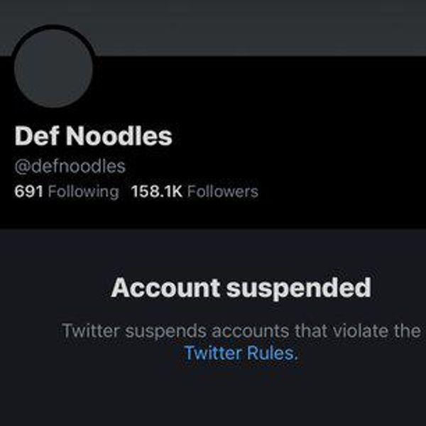 What Happened to Defnoodles' Account?