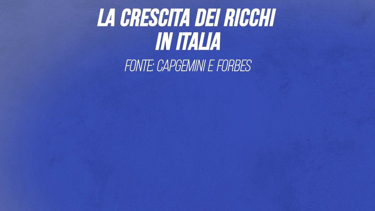 La crescita dei ricchi in Italia