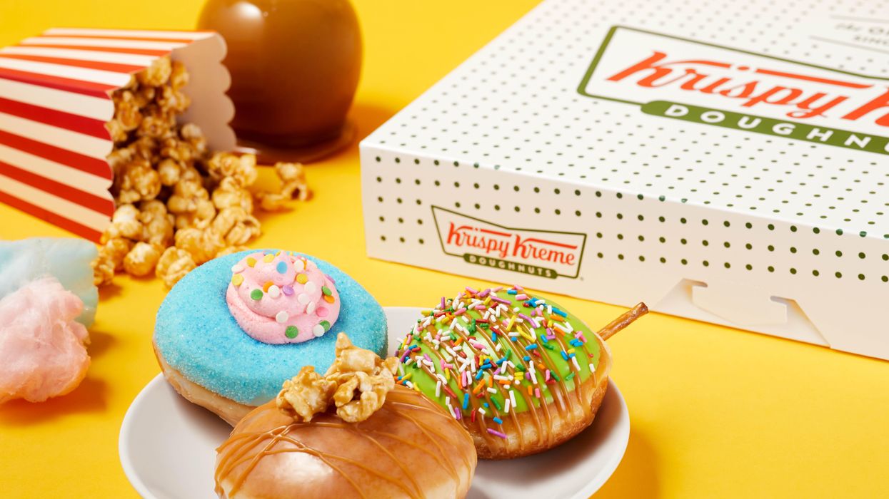 Krispy Kreme's new carnival-themed doughnuts are like a three-ring circus of yum