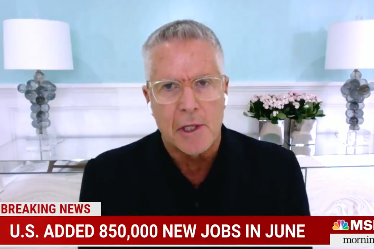 Donny Deutsch, Rich Asshole, Wants Shiftless Workers Back On The Plantation NOW