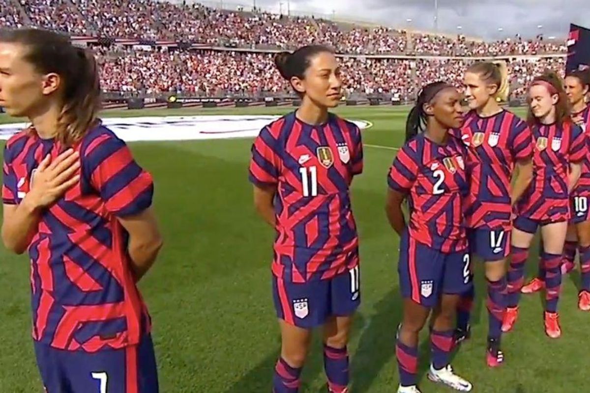 The U.S. women's soccer team national anthem controversy isn't at all what you think it is