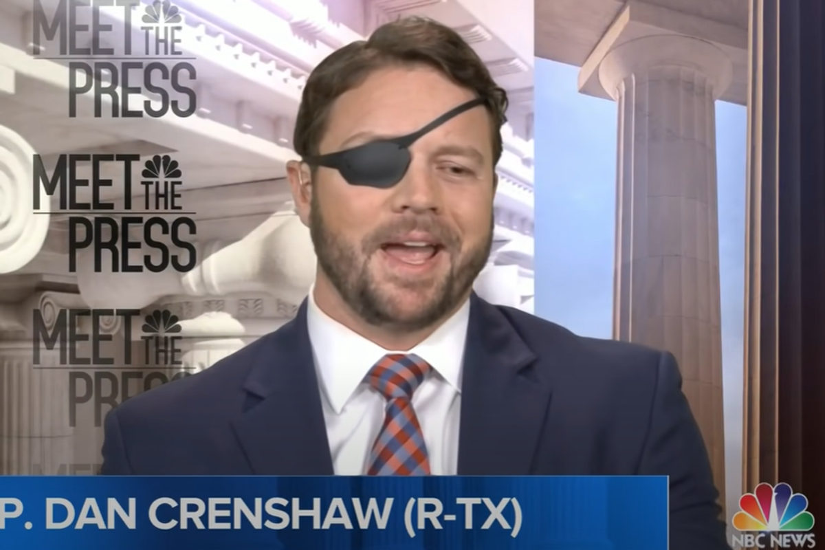 GOP Idiots Dan Crenshaw And Marjorie Taylor Greene Are Having A Big Fight