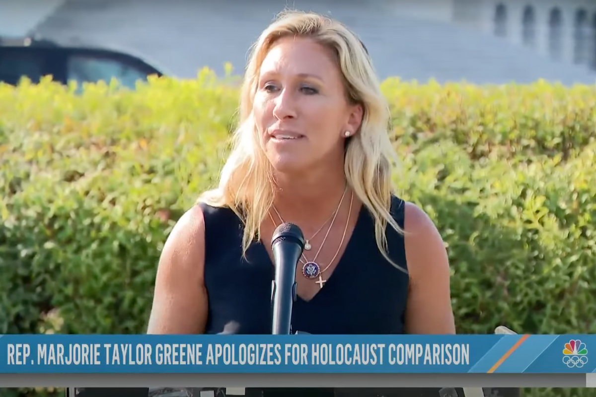 Marjorie Taylor Greene Being Holocausted, Again :(