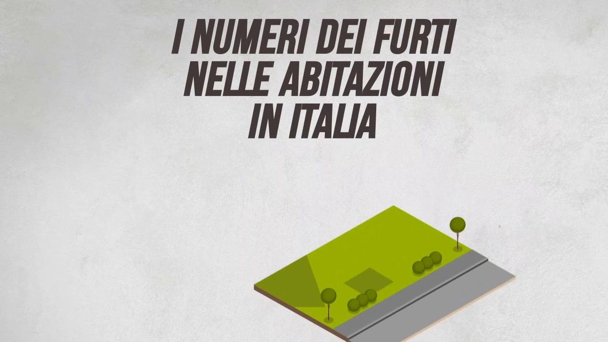 I numeri dei furti nelle case