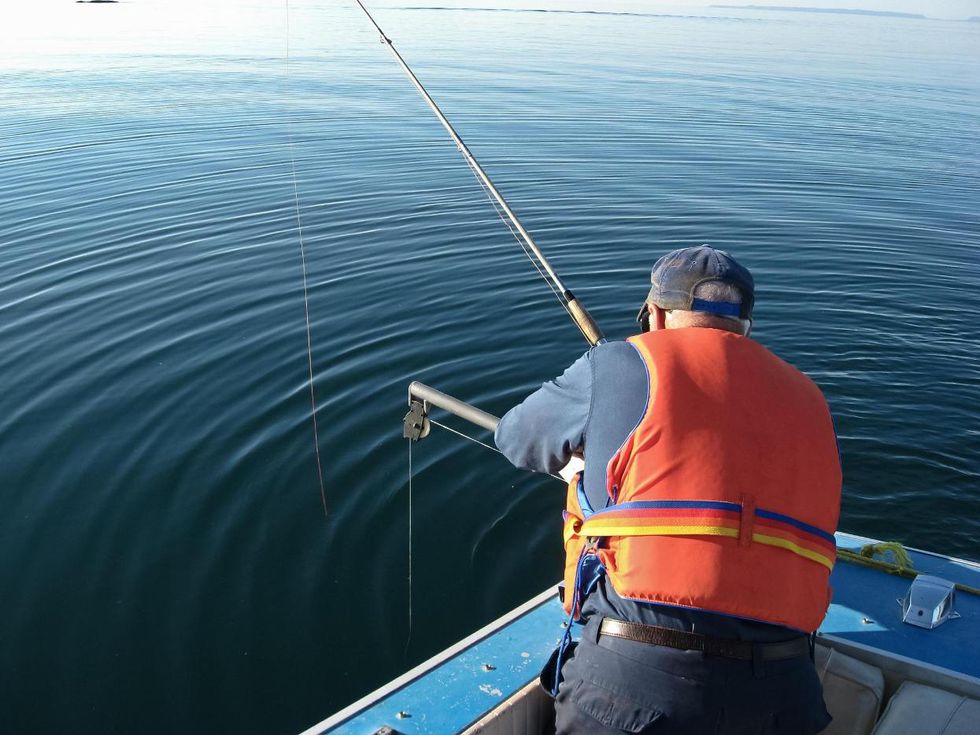 Lake Superior fishing salmon