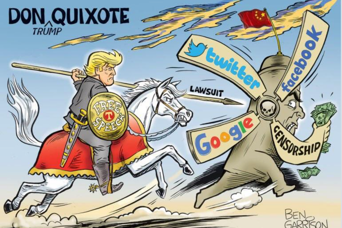 Comic Artiste Ben Garrison Wasn't Talking About *That* Don Quixote, You Guys