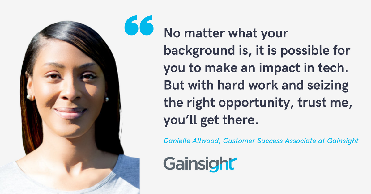 Blog post header with quote from Danielle Allwood, Customer Success Associate at Gainsight