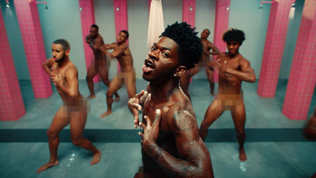 Xxx Nax Video - Lil Nas X Gets Naked in Prison for \