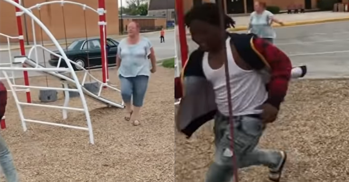 Woman Charged After Chasing Black Teen Around Playground With A Knife While Hurling Racial Slurs