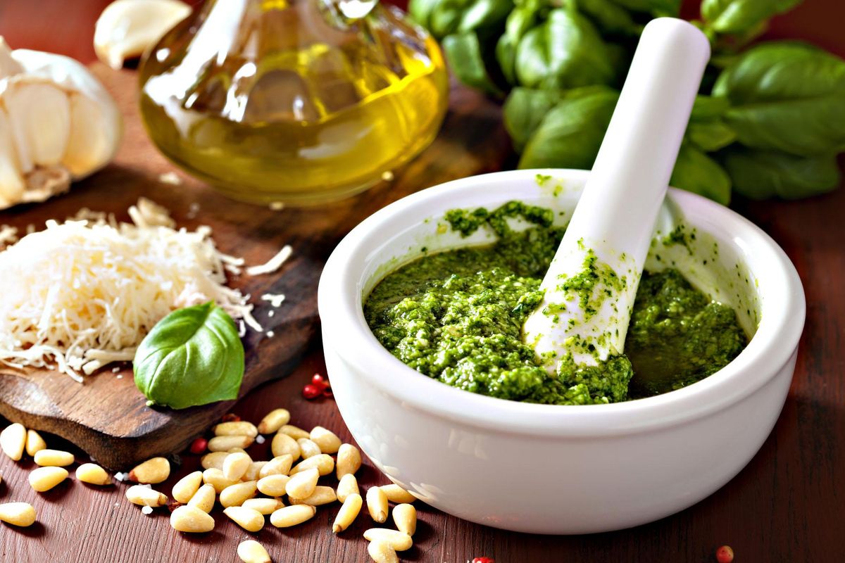 pesto cucina italiana liguria basilico