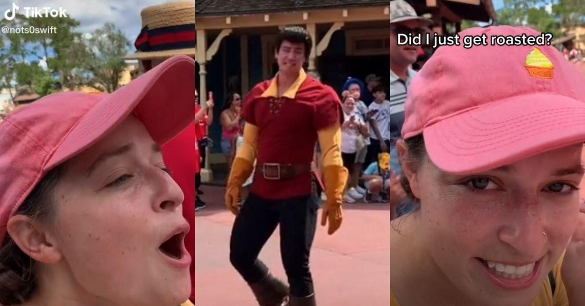 Woman Gets Brutally Roasted By Gaston During Disney World Parade After Asking Him Out